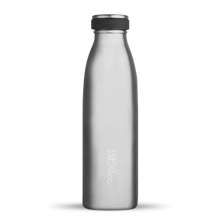 milkyBottle - elegante & stylische Isolierflasche aus Edelstahl