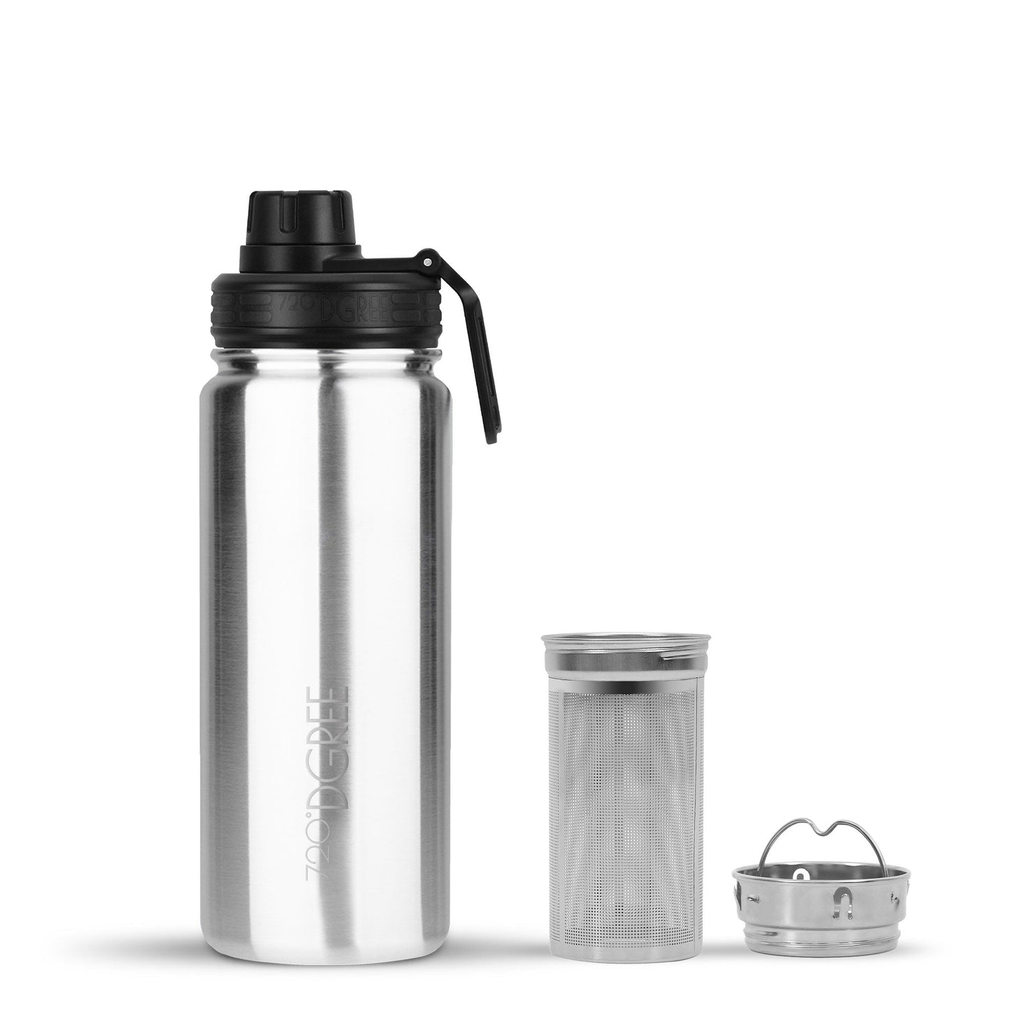 noLimit | Isolier Trinkflasche mit Edelstahlsieb und Sportdeckel