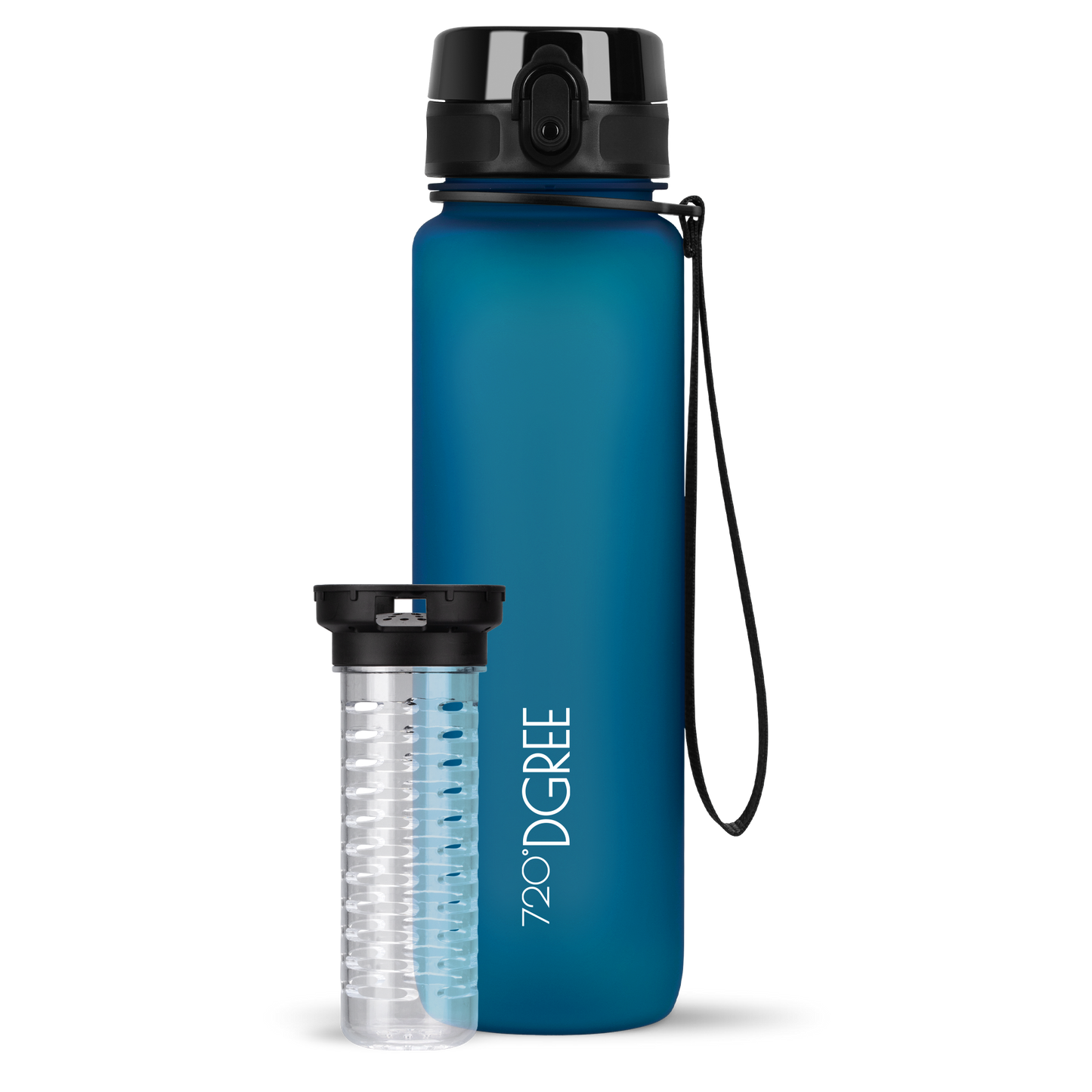 uberBottle Trinkflasche | softTouch Fruchtbehälter