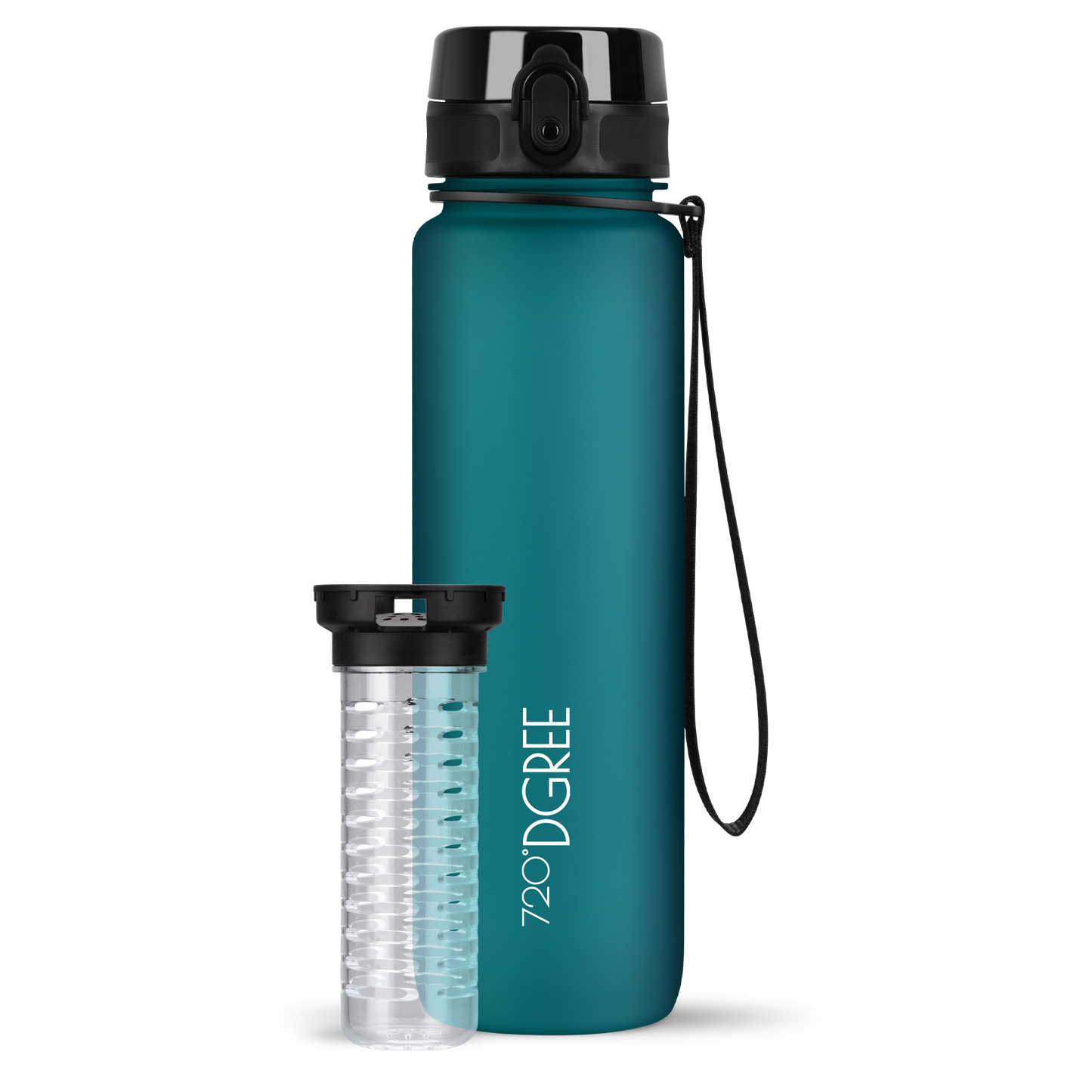 uberBottle Trinkflasche | softTouch Fruchtbehälter