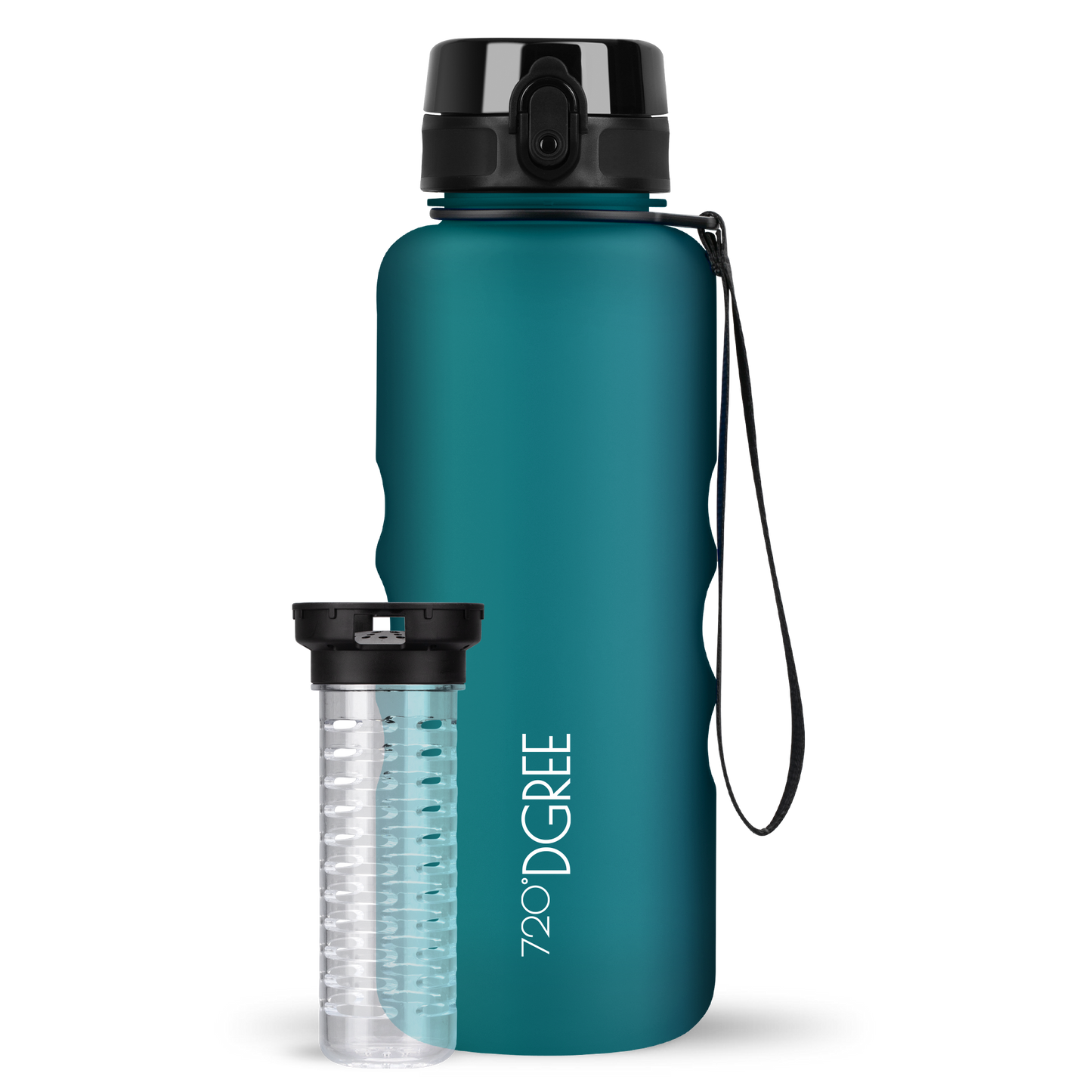 uberBottle Trinkflasche | softTouch Fruchtbehälter