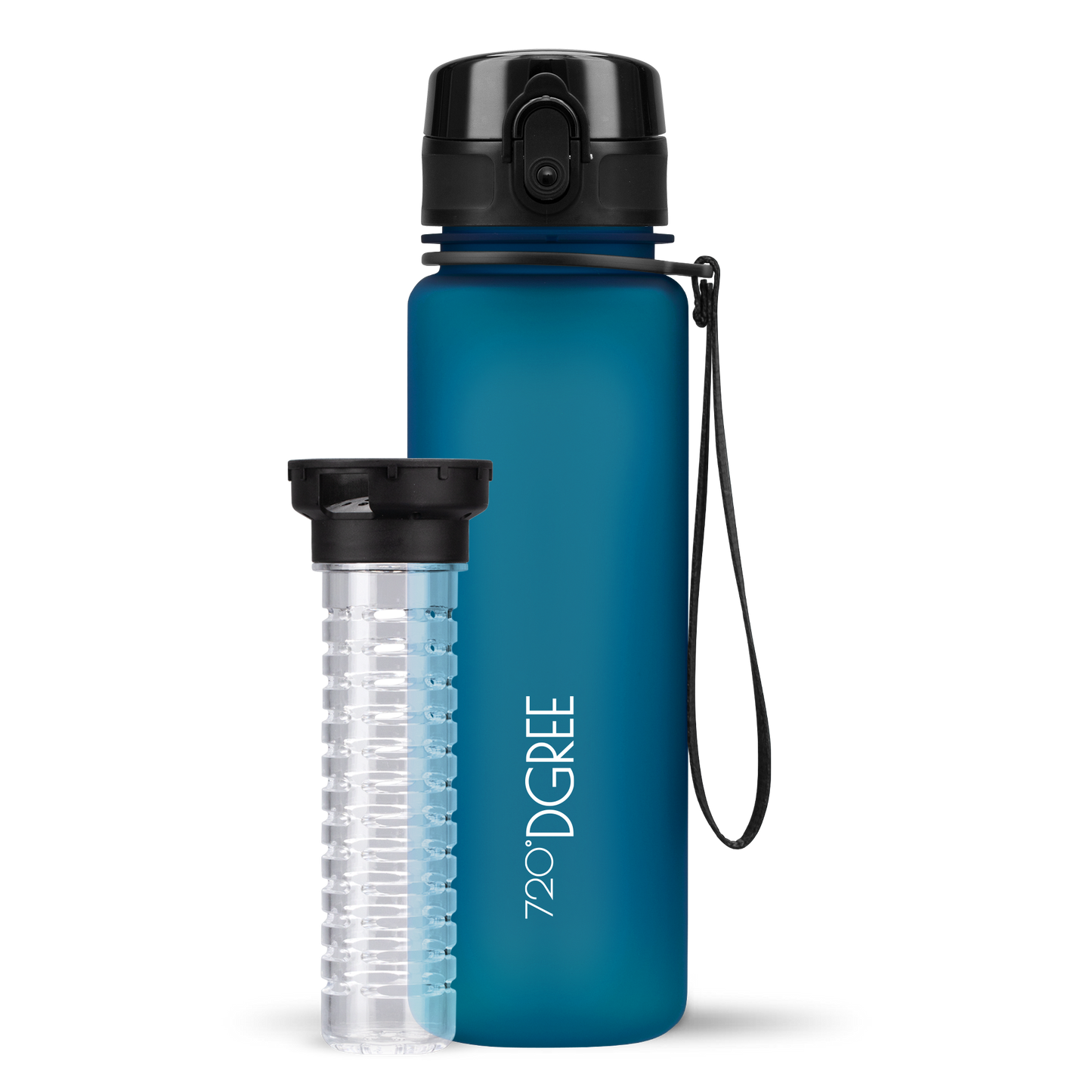 uberBottle Trinkflasche | softTouch Fruchtbehälter