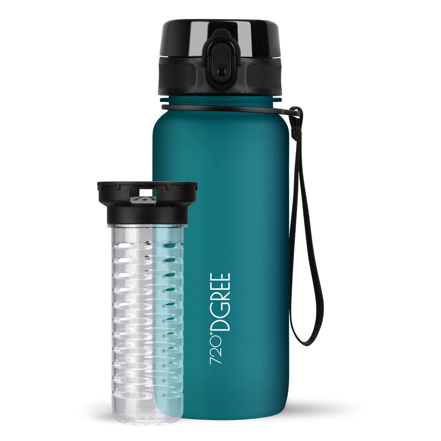 uberBottle Trinkflasche | softTouch Fruchtbehälter
